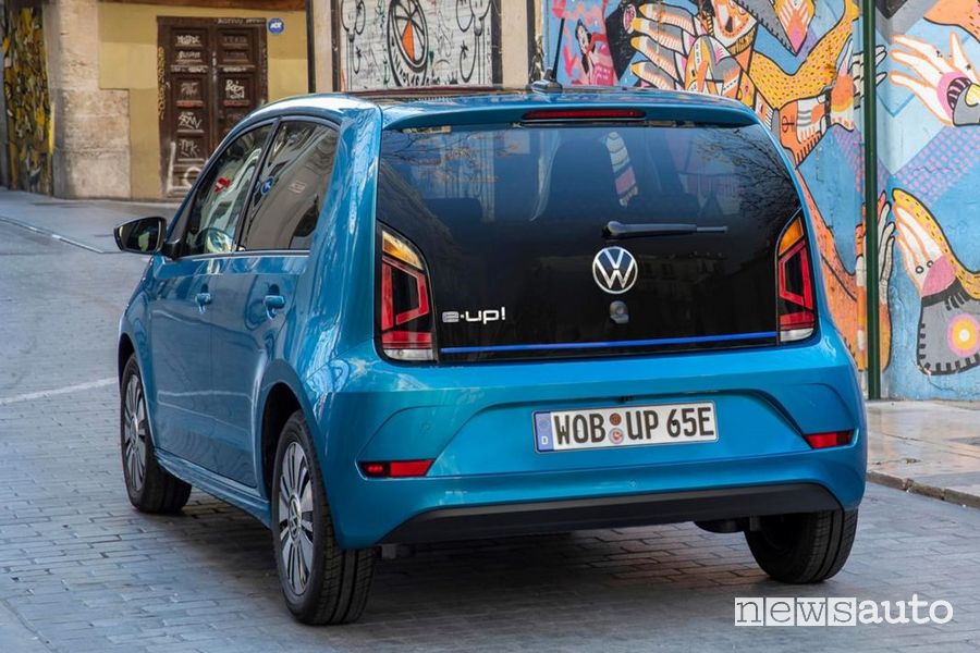 Paraurti posteriore Volkswagen e-up! 2020 blu