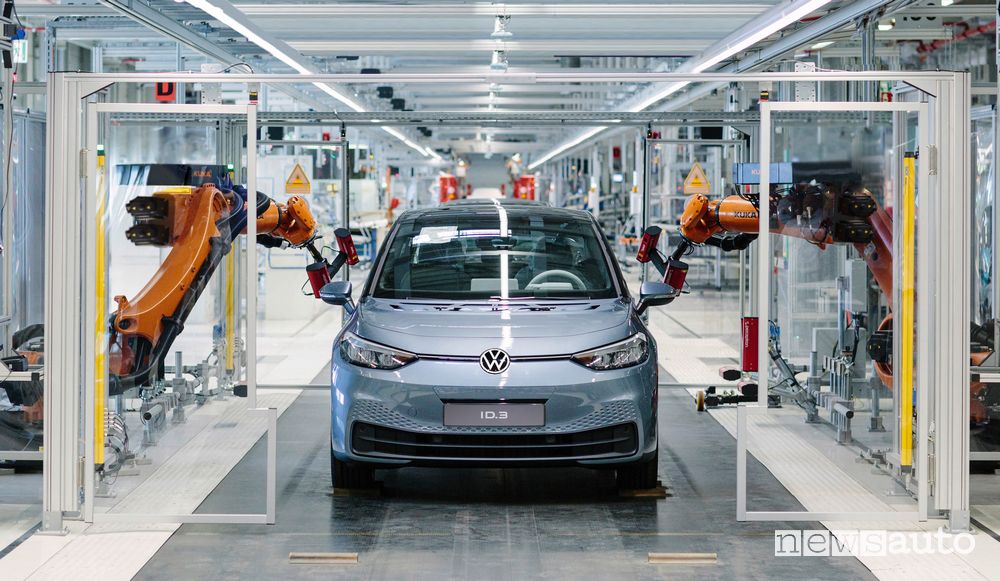 Produzione Volkswagen ID.3 sito di Zwickau