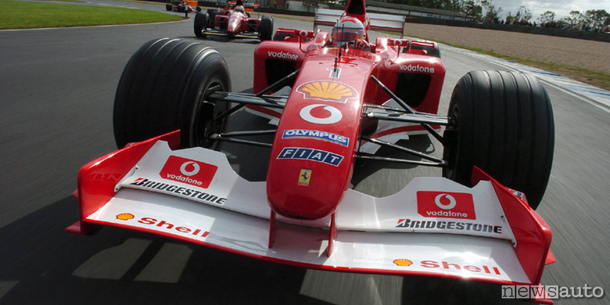 Ferrari F2002 Schumacher asta gp abu dhabi
