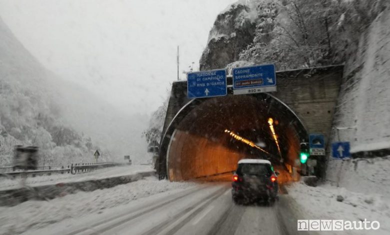 Obbligo catene pneumatici invernali Trentino Alto Adige