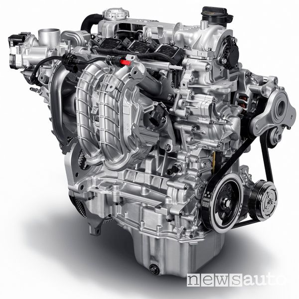Nuovo motore Fiat Mild Hybrid a benzina 1 litro, 3 cilindri