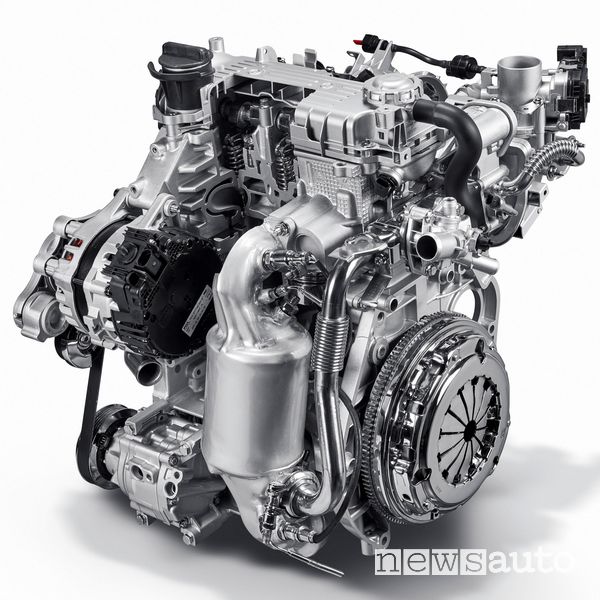 Motore Fiat Mild Hybrid a benzina 1 litro, 3 cilindri