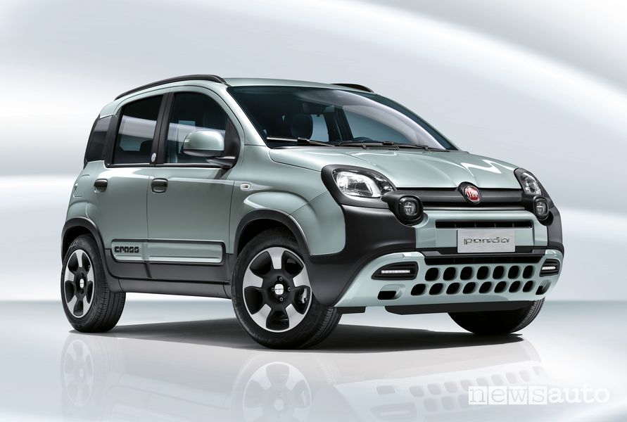 Vista di profilo Fiat Panda Hybrid Launch Edition