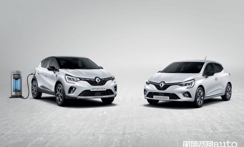 Renault Captur e Clio E-TECH