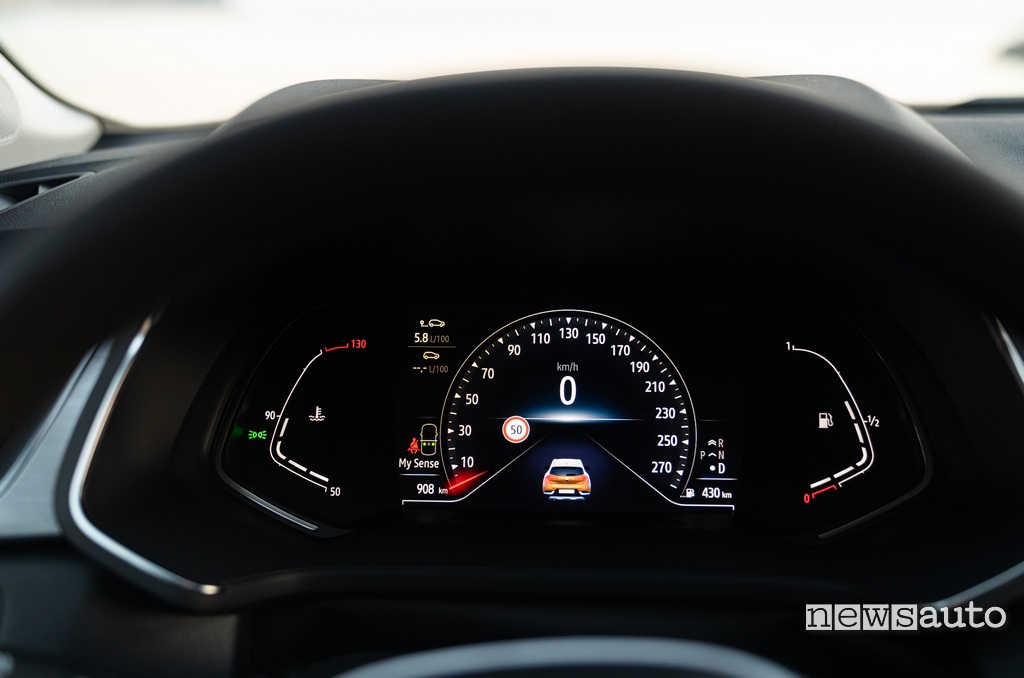 Cruscotto digitale Renault Captur 2020