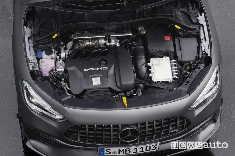  Motore più potente al mondo 4 cilindri Mercedes-AMG M139 sulla GLA 45 S 4MATIC+