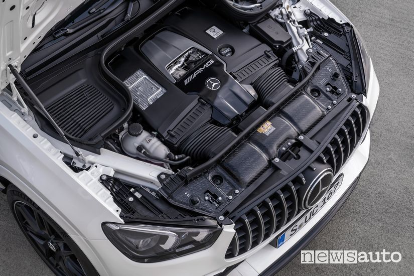 Vano motore V8 biturbo Mercedes-AMG GLE 63 S 4MATIC+ Coupé