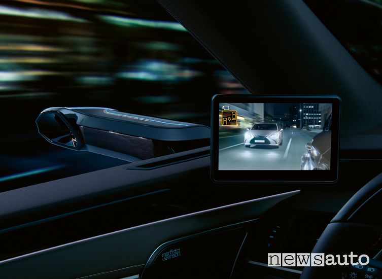 specchietti virtuali telecamera Lexus ES 300h