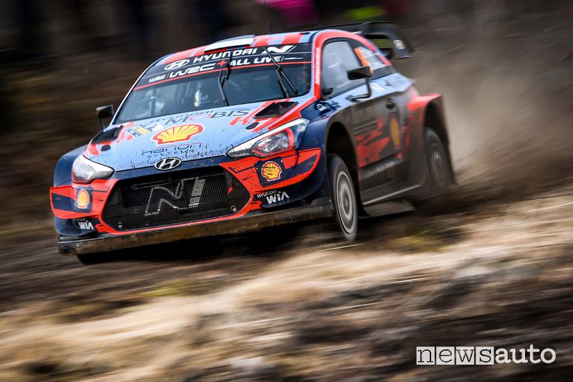 Tanak Hyundai wrc Rally di Svezia 2020