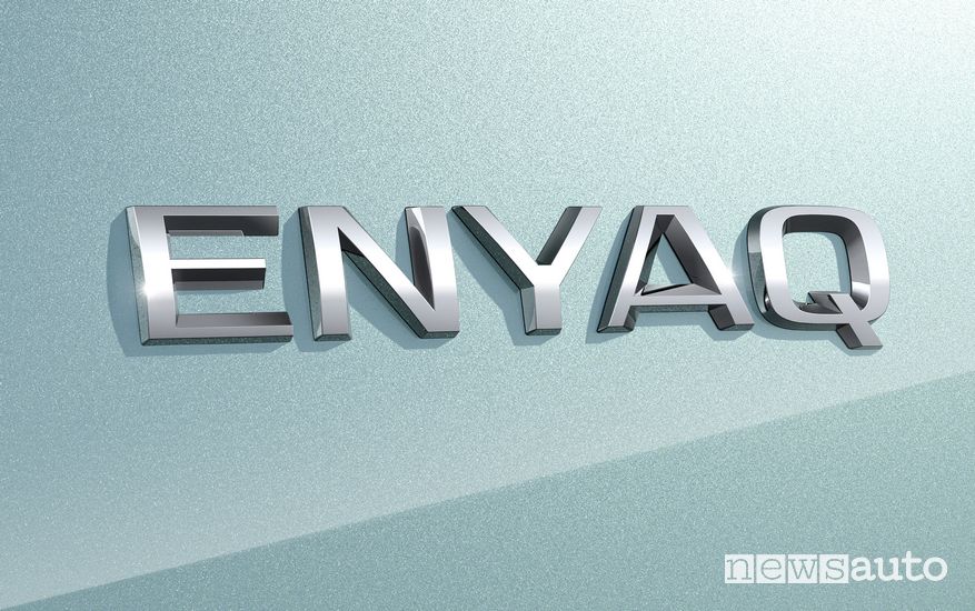  nome Enyaq SUV elettrico EV Skoda