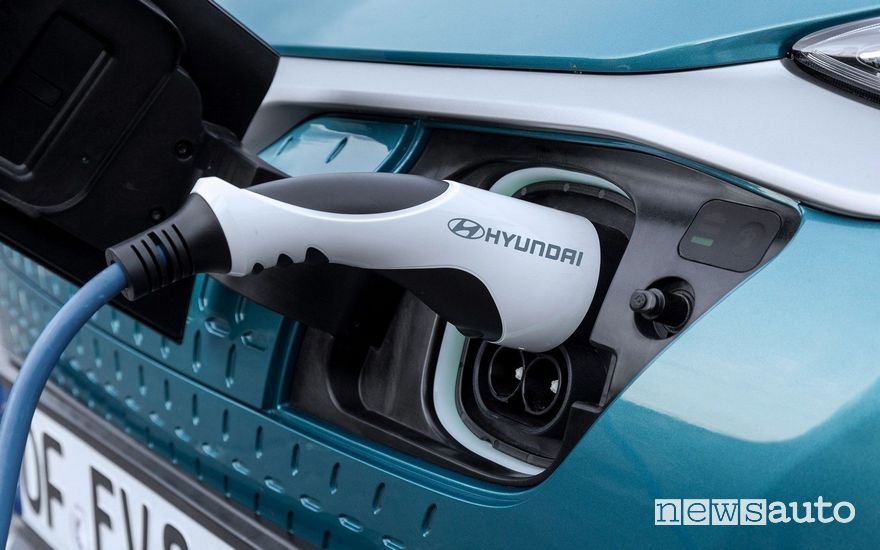Hyundai Kona Electric 2020 ricarica