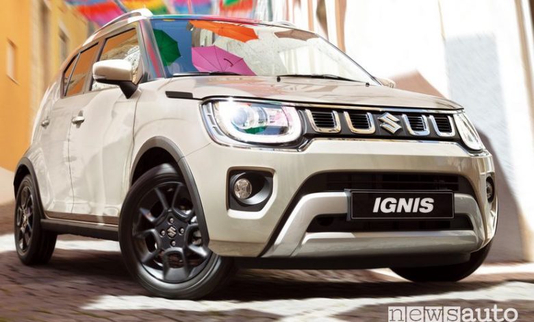 Vista anteriore Suzuki Ignis Hybrid 2020