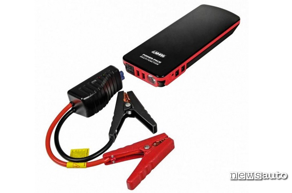 Avviatore portatile batteria auto Lampa per avviare il motore dell'auto con batteria scarica