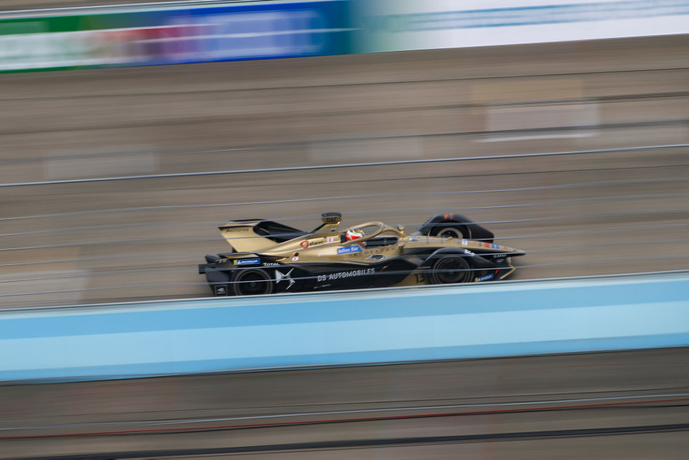 Jean-Eric Vergne durante la gara 9 dell'ePrix di Berlino