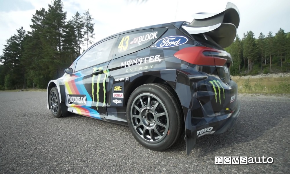 auto rally elettrica ford fiesta erx