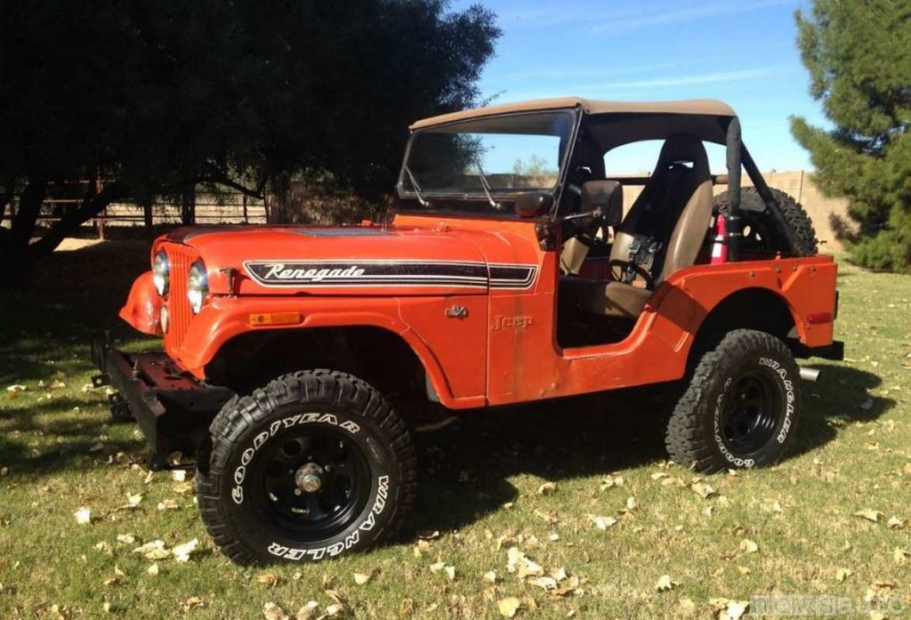 Jeep Renegade Cj-5 fuoristrada storico del 1971 1972 (fuoristrada storico, auto storica)