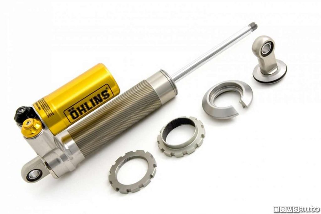 Ammortizzatore speciale da competizione Ohlins per auto da gara