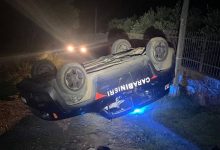 Patente ritirata, con la ruspa contro la Jeep dei Carabinieri