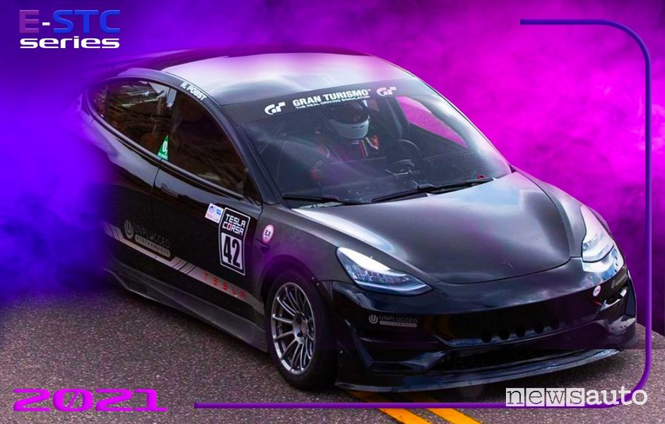 E-STC Series gare in pista per auto elettriche