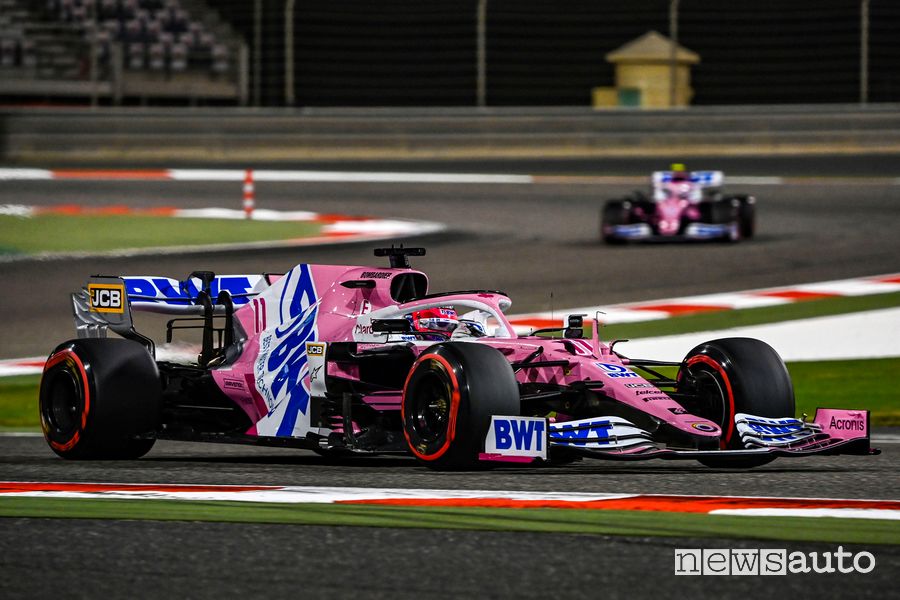 prima vittoria in F1 nel Gp di Sakhir per la Racing Point di Sergio Perez