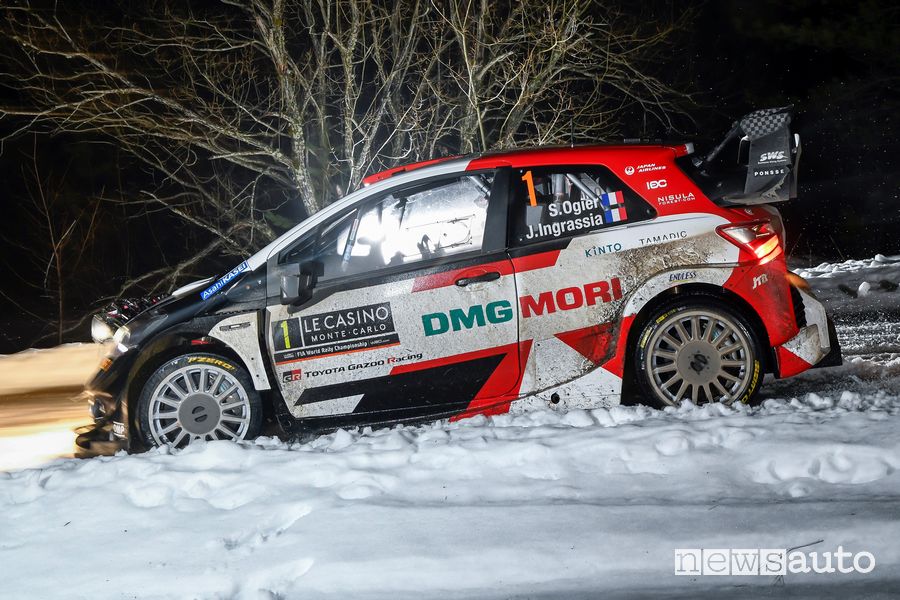 Rally di Montecarlo 2021, dominio Toyota Sebastien Ogier