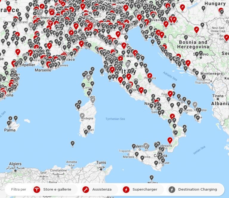 Nuovi Supercharger Tesla a Roma, mappa aggiornata - NEWSAUTO.it