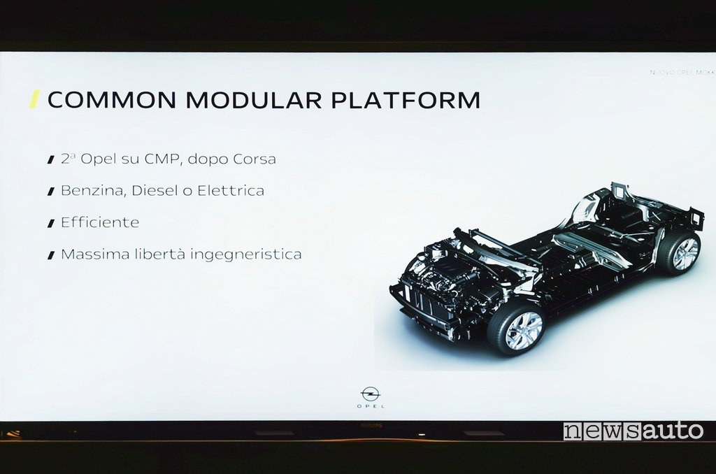 Piattaforma CMP Opel Mokka-e
