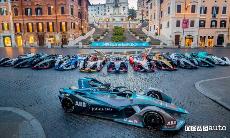 Viabilità Roma zona EUR Formula E