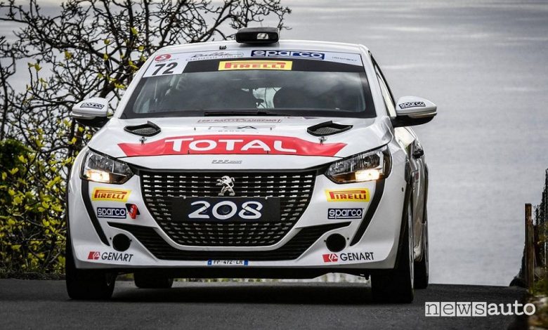 Rally Sanremo 2021, Peugeot prima nel Due Ruote Motrici