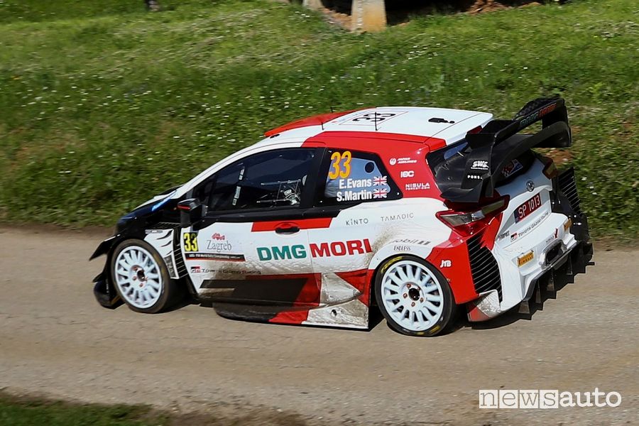 WRC Rally Croazia 2021 Toyota Evans