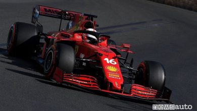 Qualifiche F1 Gp Azerbaigian 2021, pole Ferrari, griglia di partenza