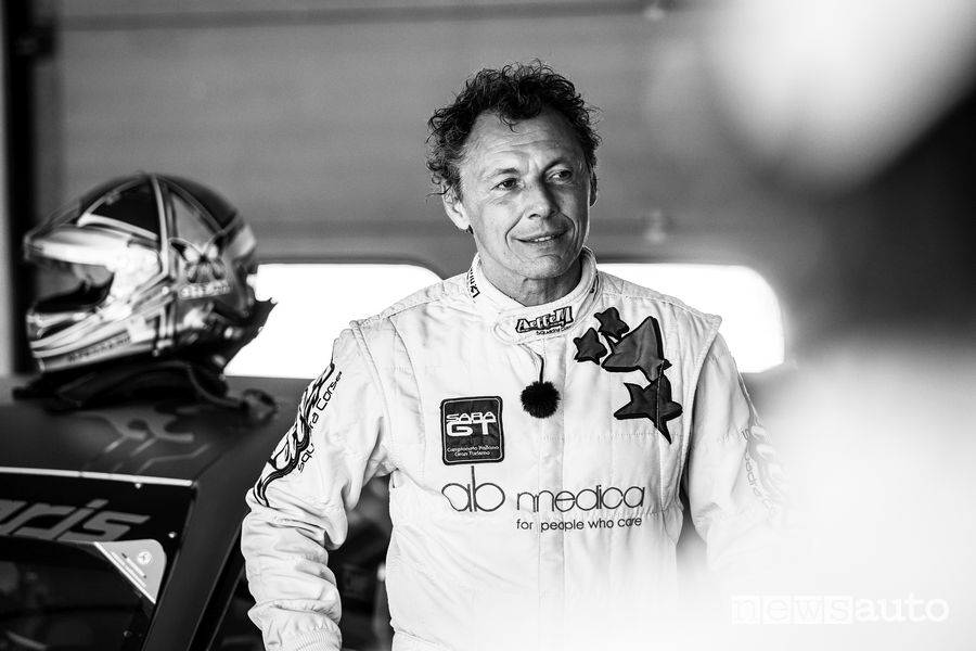 Mario Ferraris pilota dell'Alfa Romeo elettrica ETCR