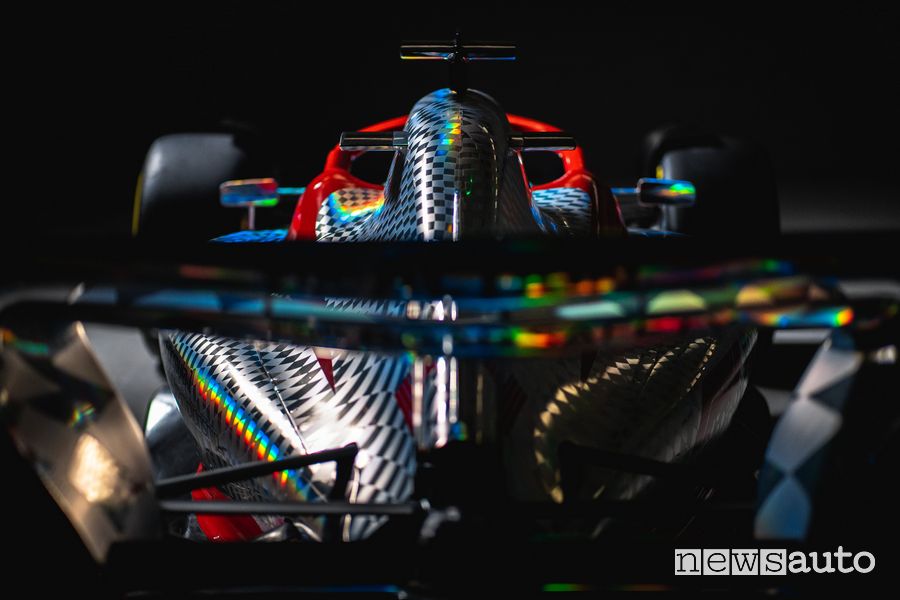 Ala posteriore della nuova monoposto F1 2022