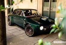 Vista di profilo Totem GT Super restomod Alfa Romeo Giulia