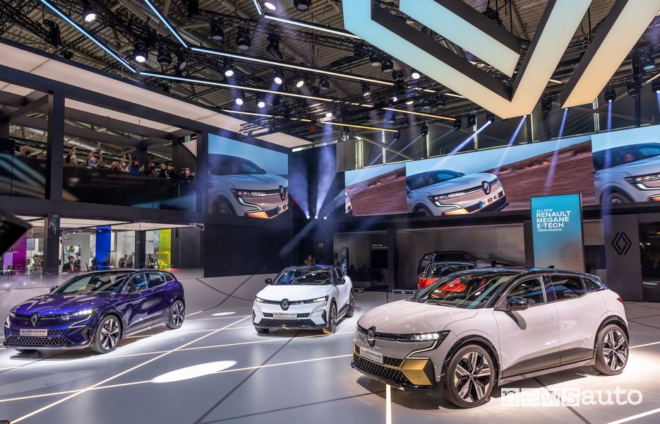 Prima mondiale della Mégane E-Tech Electric al Salone di Monaco IAA 2021