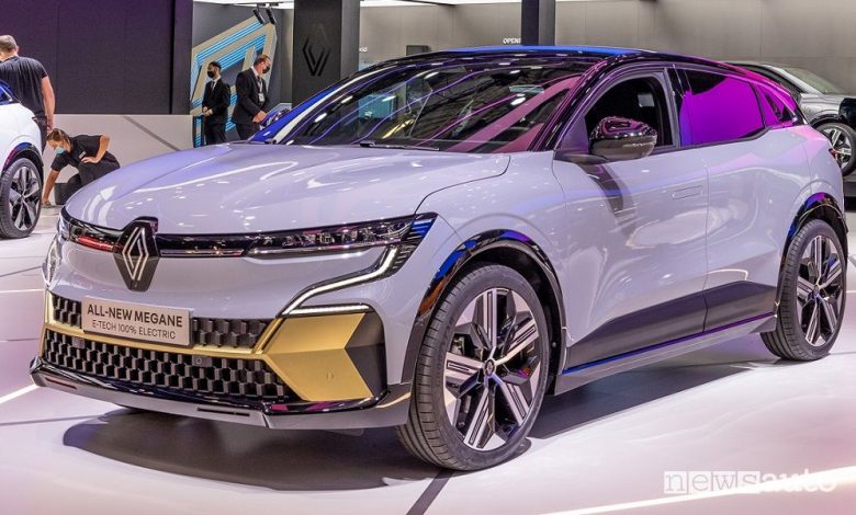 Nuova Renault Mégane elettrica E-TECH Electric, caratteristiche, autonomia
