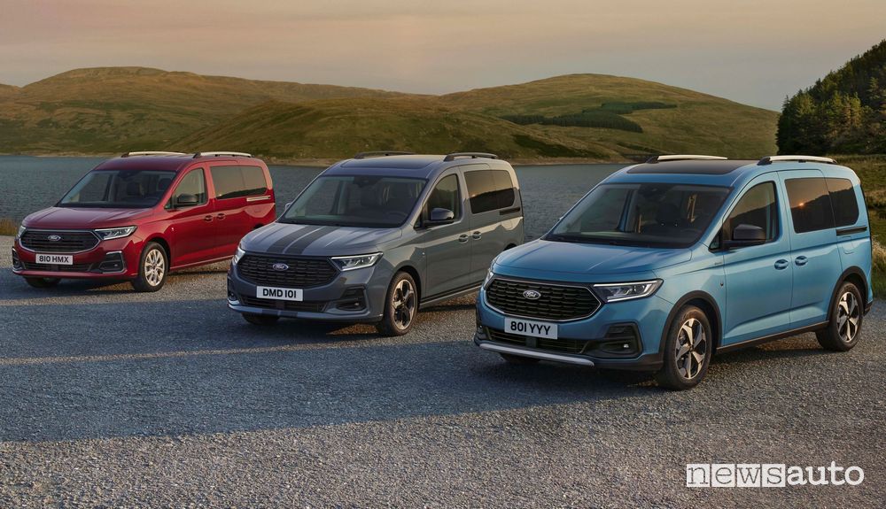 Nuova gamma Ford Tourneo Connect Active, Sport e Titanium