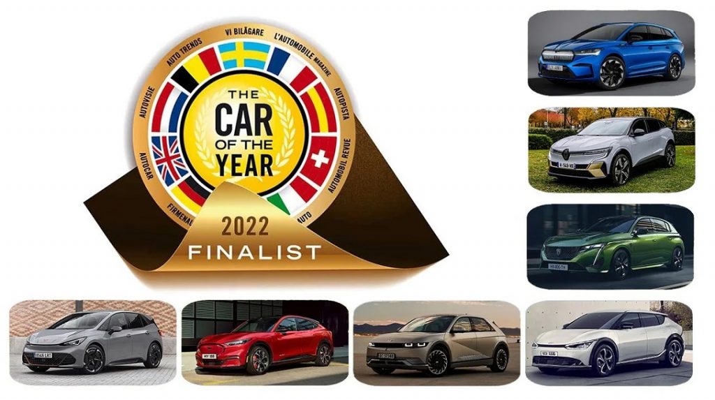 Le 7 finaliste Car of the Year 2022