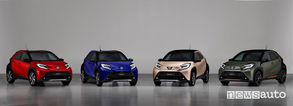 Nuova gamma Toyota Aygo X