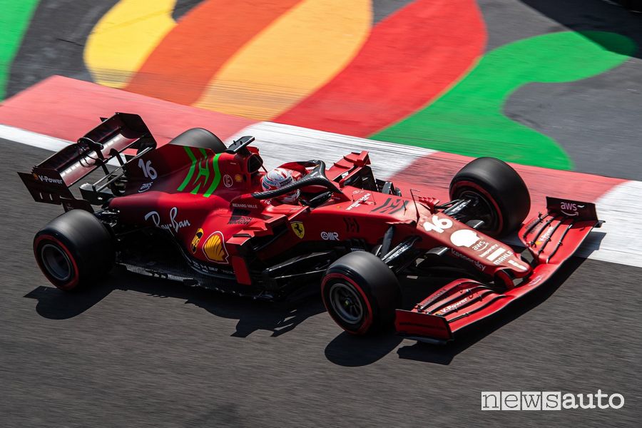 Qualifiche Gp Messico F1 2021 Ferrari Charles Leclerc
