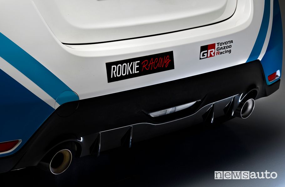 Toyota GR Yaris hydrogen rear exhaust