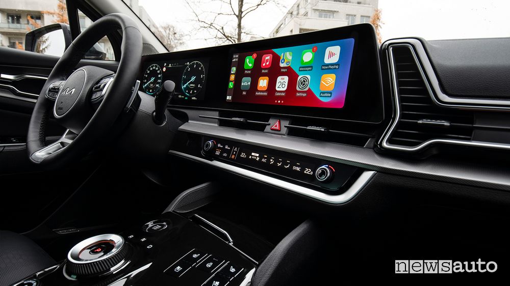 Infotainment Apple CarPlay nuovo Kia Sportage