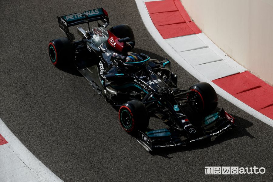 Qualifiche GP Abu Dhabi 2021 Lewis Hamilton Mercedes-AMG