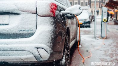 Come ricaricare l'auto elettrica al freddo