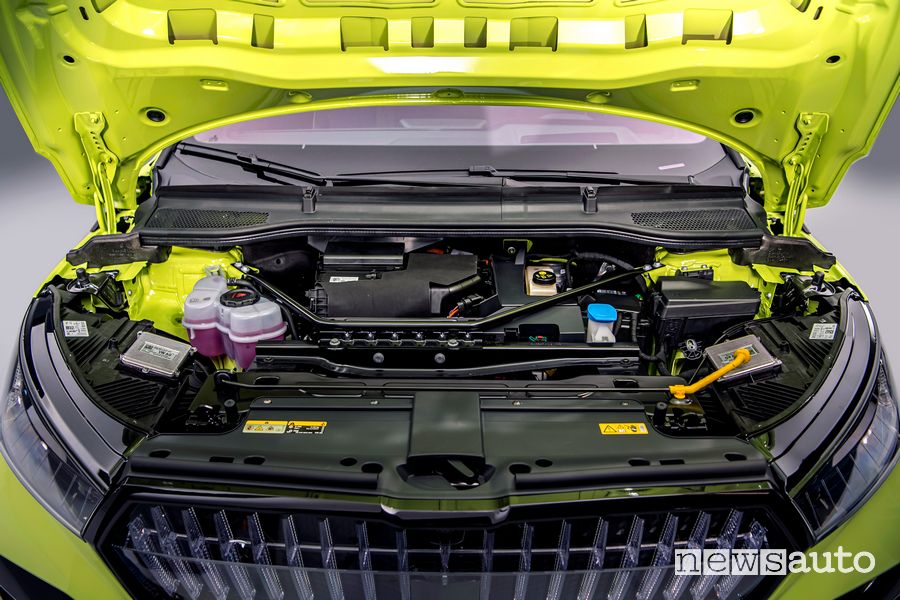Vano motore elettrico nuovo Škoda Enyaq Coupé RS iV