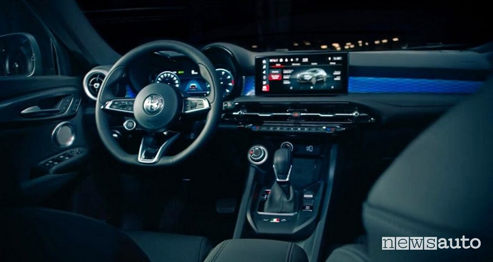 abitacolo della nuova Alfa Romeo Tonale