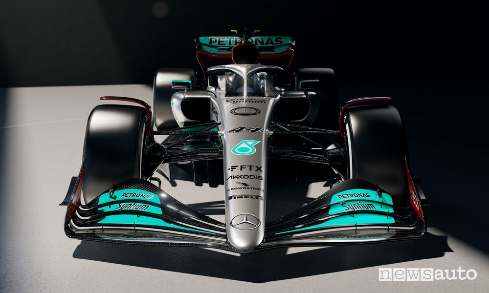 Alettone anteriore Mercedes-AMG F1 W13 E Performance 2022