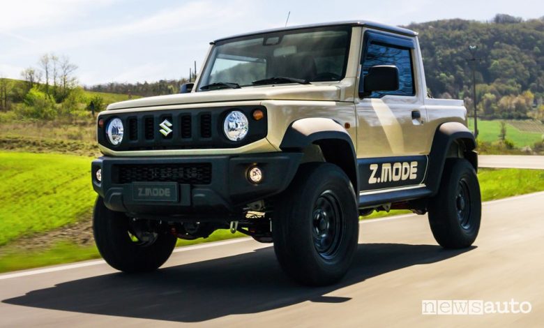 Suzuki Jimny pick-up, caratteristiche e prezzo serie limitata Z.Mode