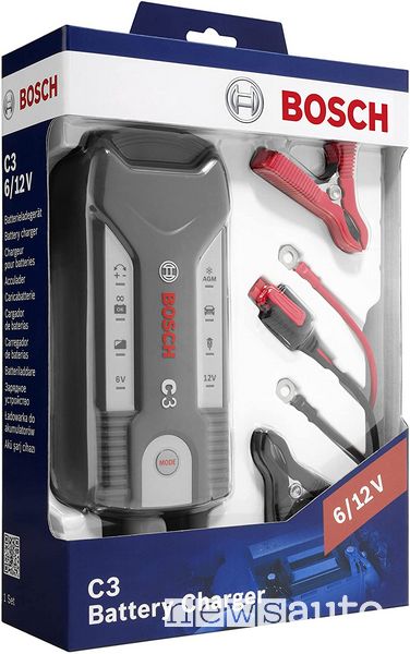 Bosch C3 - intelligent and automatic charger - 6V-12V / 3.8A 