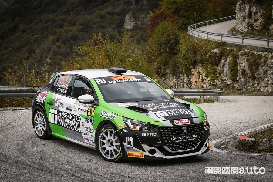 Peugeot Competition 2022 serie 208 Rally TOP Campionato Italiano Assoluto Rally Sparco (CIAR)
